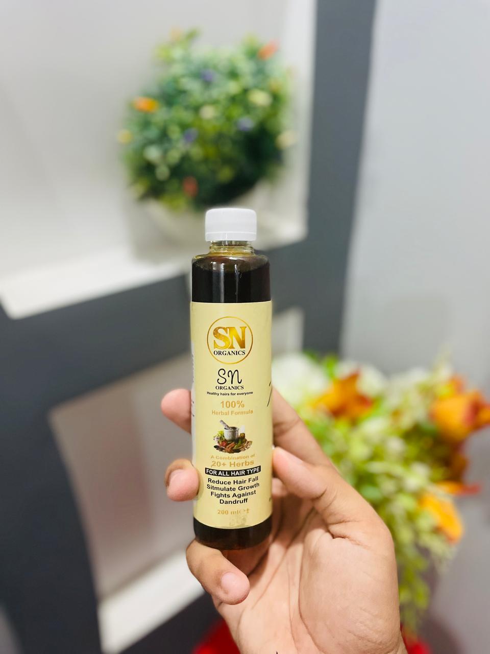 🌿 SN Organics  Herbal Hair Oil