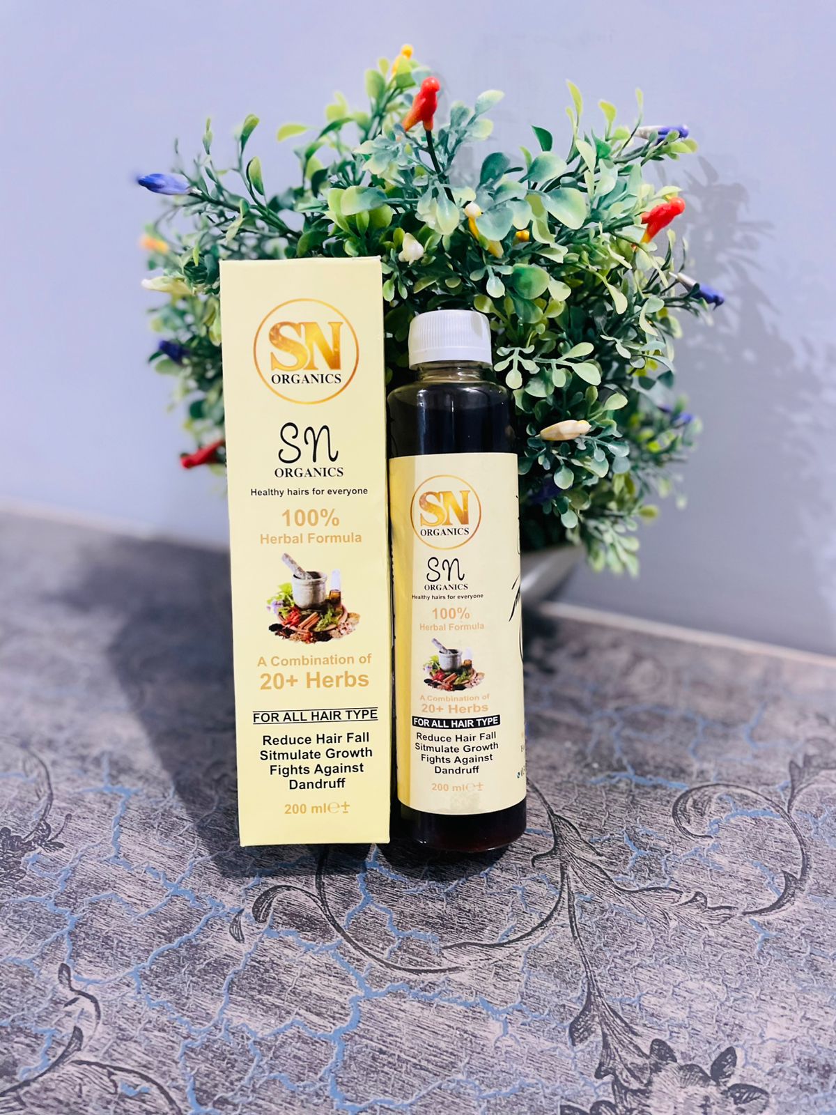 🌿 SN Organics  Herbal Hair Oil