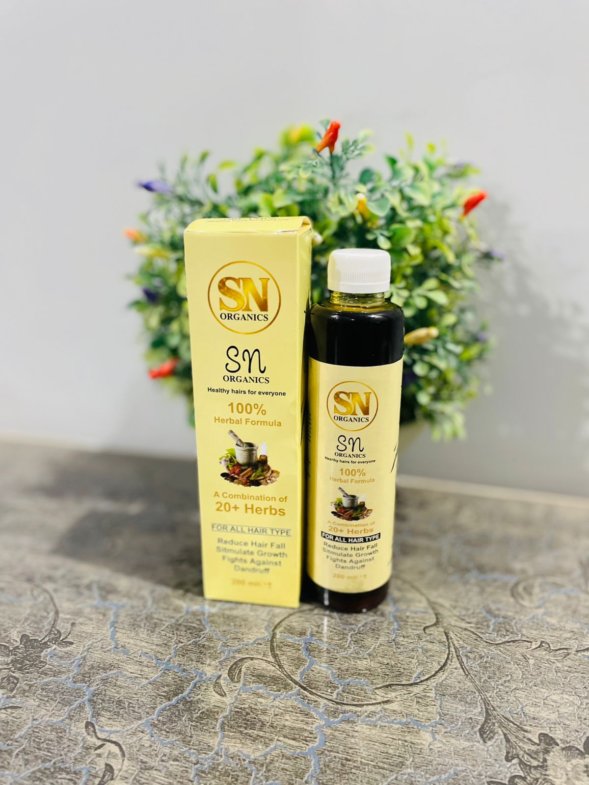 🌿 SN Organics  Herbal Hair Oil